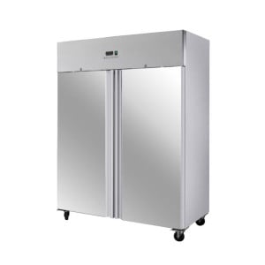 Pozitívna chladnička 1400 L Inox GN 2/1 – 2 dvere