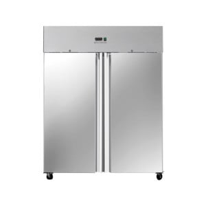 Pozitívna chladnička 1400 L Inox GN 2/1 – 2 dvere