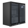 Zadný chladiaci bar - 2 sklenené dvere - 209 L - Dynasteel