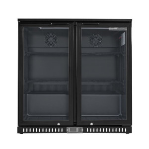 Zadný chladiaci bar - 2 sklenené dvere - 209 L - Dynasteel