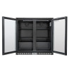 Zadný chladiaci bar - 2 sklenené dvere - 209 L - Dynasteel