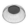 Panier de Présentation Rond Métallique Noir Ø 285 mm - Olympia
