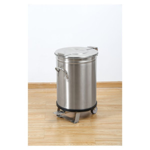 Nerezový kôš s pedálom - 100 L - Dynasteel