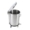 Nerezový kôš s pedálom - 100 L - Dynasteel