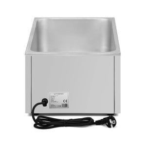 Profesionálny vodný kúpeľ GN 1/1 s odtokom - Dynasteel