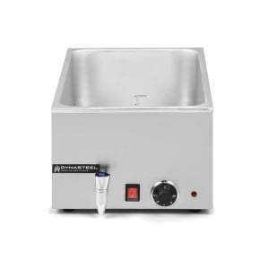 Profesionálny vodný kúpeľ GN 1/1 s odtokom - Dynasteel