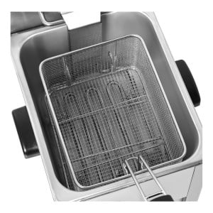 Professional Deep Fryer 8 L with Drain - Dynasteel