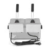 Friteuse Professionnelle 2 x 4 L - Dynasteel
