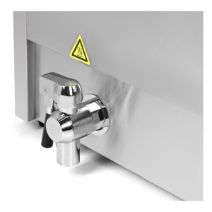 Profesionálna fritéza 2 x 8 L s odtokom - Dynasteel