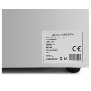 Profesionálna fritéza 2 x 8 L s odtokom - Dynasteel