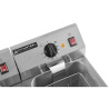 Profesionálna fritéza 2 x 8 L s odtokom - Dynasteel