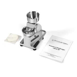 Presse na hamburger - Ø 100 mm - Dynasteel