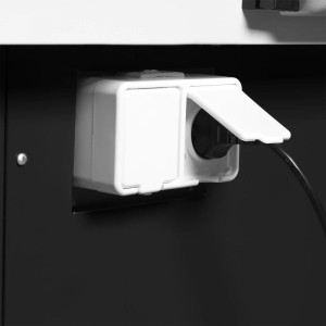 Vitrine Réfrigérée de Supermarché Noir - 469 L - TEFCOLD
