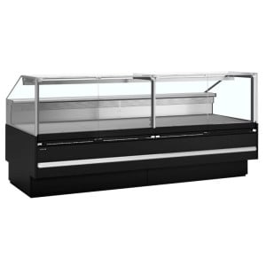Black Supermarket Refrigerated Display Case - 627 L - TEFCOLD