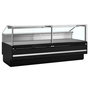 Vitrine Réfrigérée de Supermarché Noir - 627 L - TEFCOLD