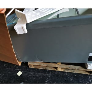 Mraznička s nerezovým vzhľadom a posuvnými sklenenými dverami - 500 L - TENSAI