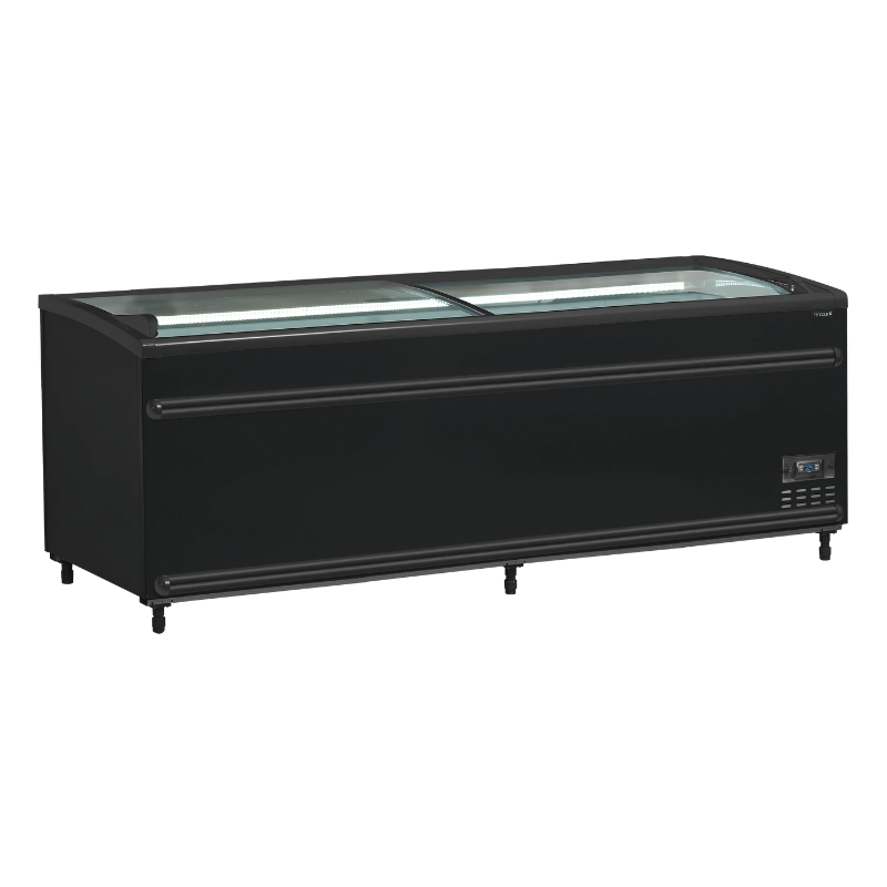 Réfrigérateur Congélateur Couvercle Vitré Incurvé - Čierny - 584 L - TEFCOLD