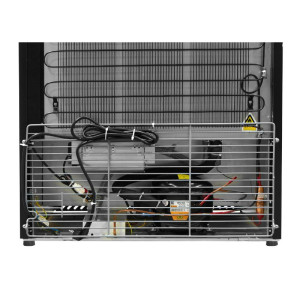 Armoire Réfrigérée Positive 376 L Noire 0/+8 °C