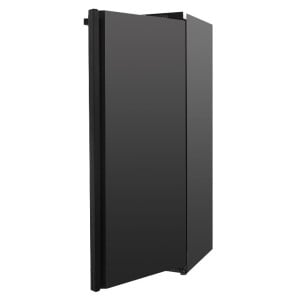 Armoire Réfrigérée Positive 376 L Noire 0/+8 °C