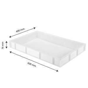 Bac A Patons 14L 600 x 400 White - Gilac
