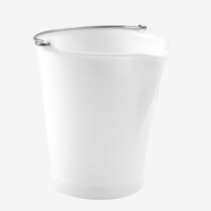 Seau 12L Výlevka Inox Biela - Gilac