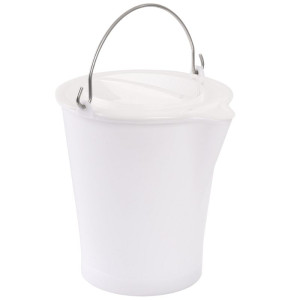 Seau 12L Výlevka Inox Biela - Gilac