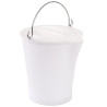 Seau 12L Výlevka Inox Biela - Gilac