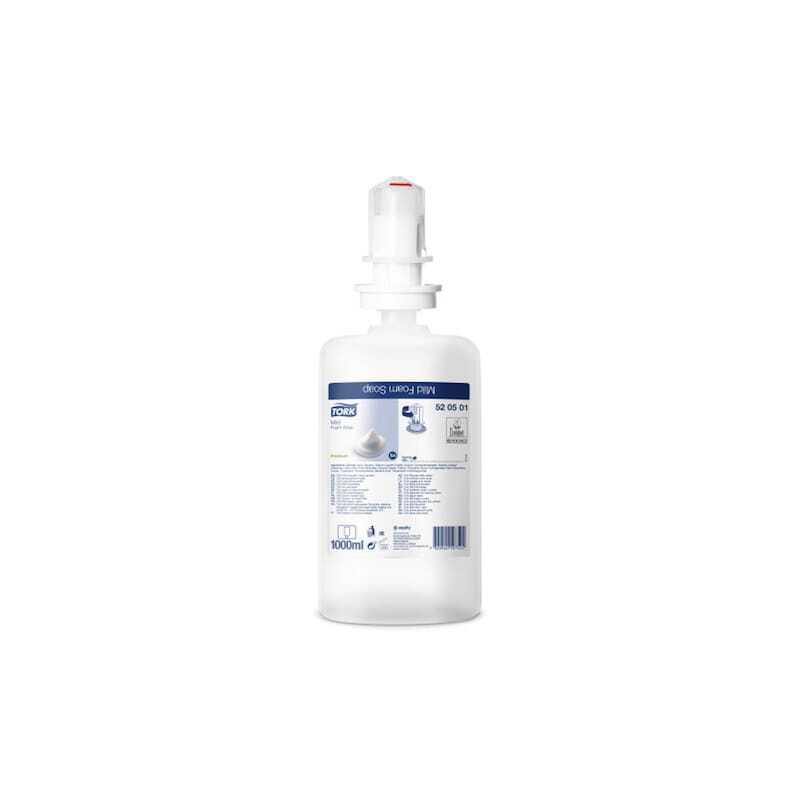 Tork Savon Mousse Doux Transparent - Sada 6 | Vyživená, svieža a hydratovaná pokožka Tork Savon Mousse Doux Transparent - Sada 6 | Vyživená, svieža a hydratovaná pokožka