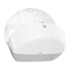 Mini Jumbo White Tork Elevation Toilet Paper Dispenser - High Capacity