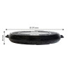 Reusable Round Box - Ø 330 mm - Black - Set of 10 - Gilac