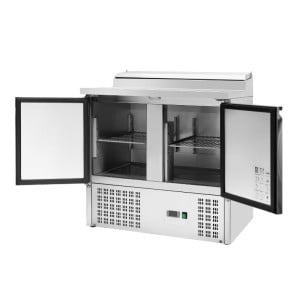 Star Refrigerated Saladette - 2 Doors with Opening Top