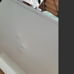 Nástenná polica z nehrdzavejúcej ocele - L 1500 x P 300 mm - Dynasteel