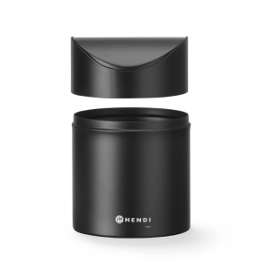 Stolový kôš s výklopným vekom - Čierny - HENDI