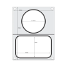 Matrice de Scellage pour Scelleuse Manuelle - Compartiments Rond et Rectangle