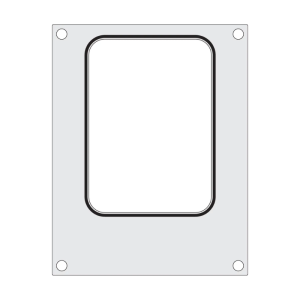 Tesniaca matrica pre ručný uzatvárač - 187 x 137 mm - HENDI