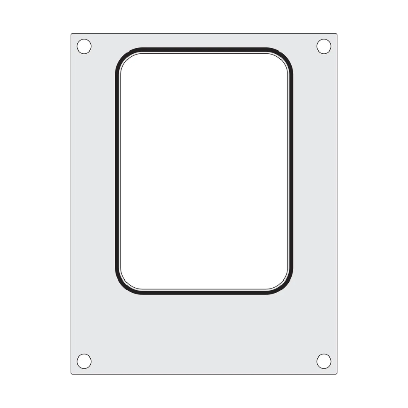 Tesniaca matrica pre ručný uzatvárač - 187 x 137 mm - HENDI