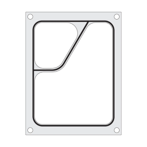 Tesniaca matrica Colt pre ručnú zváračku - 2 priehradky - HENDI