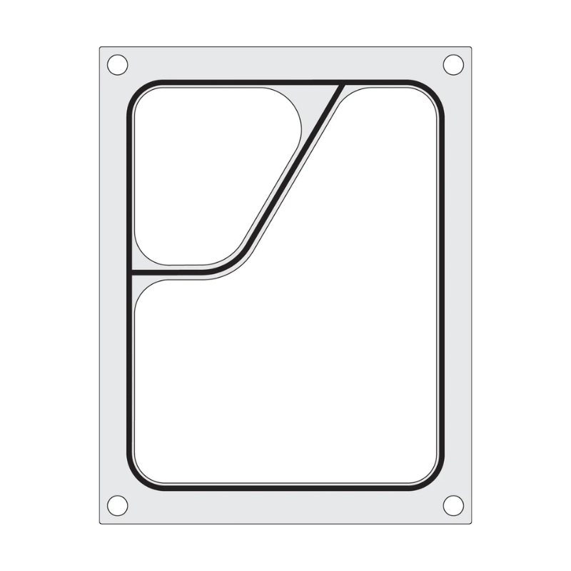 Tesniaca matrica Colt pre ručnú zváračku - 2 priehradky - HENDI