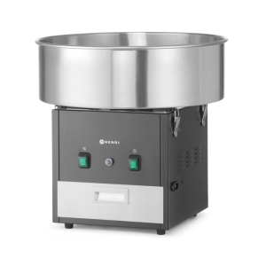 Stroj na cukrovú vatu z nehrdzavejúcej ocele - Čierny - HENDI