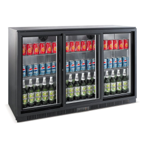Zadný bar s chladením s 3 posuvnými dverami - 320 L - CombiSteel