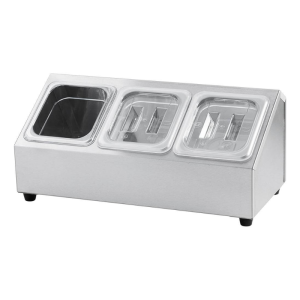 Stojan na 3 nádoby GN 1/6 - P 150 mm - Stalgast