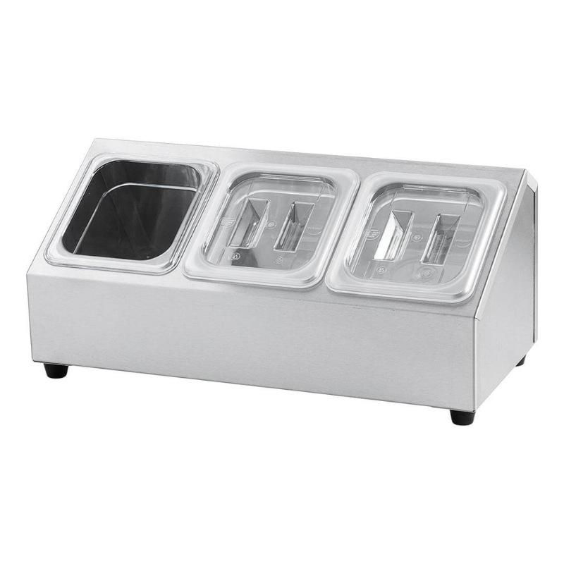 Stojan na 3 nádoby GN 1/6 - P 150 mm - Stalgast