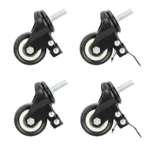 Kolesá pre nerezové stoly a drezy - Sada 4 - Dynasteel