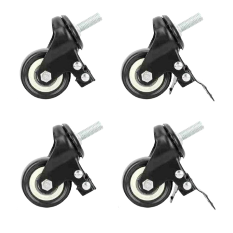 Kolesá pre nerezové stoly a drezy - Sada 4 - Dynasteel