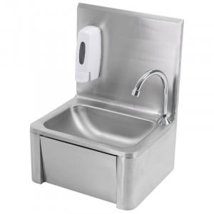 Stainless Steel Knee-Operated Hand Wash - Dynasteel