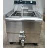 Professional Deep Fryer 13L with Stainless Steel Drain - Dynasteel