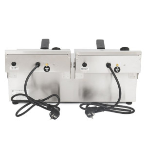 Profesionálna fritéza - 2 x 10 L - Dynasteel