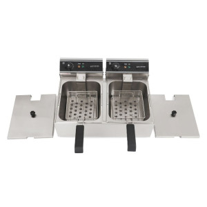 Profesionálna fritéza - 2 x 10 L - Dynasteel