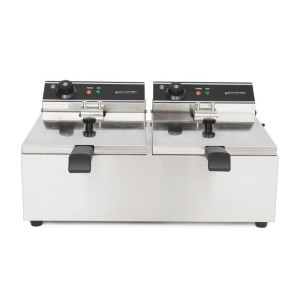 Profesionálna fritéza - 2 x 10 L - Dynasteel