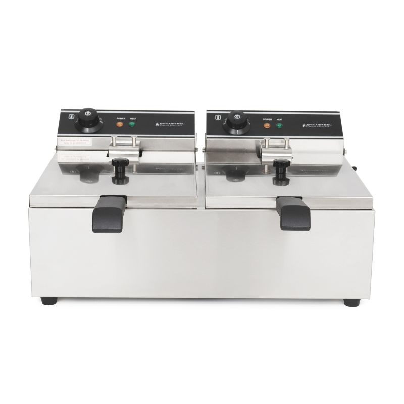 Profesionálna fritéza - 2 x 10 L - Dynasteel
